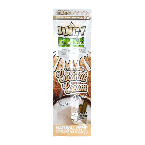 Juicy Jay Hemp Wraps / 2pk / Coconut Cream